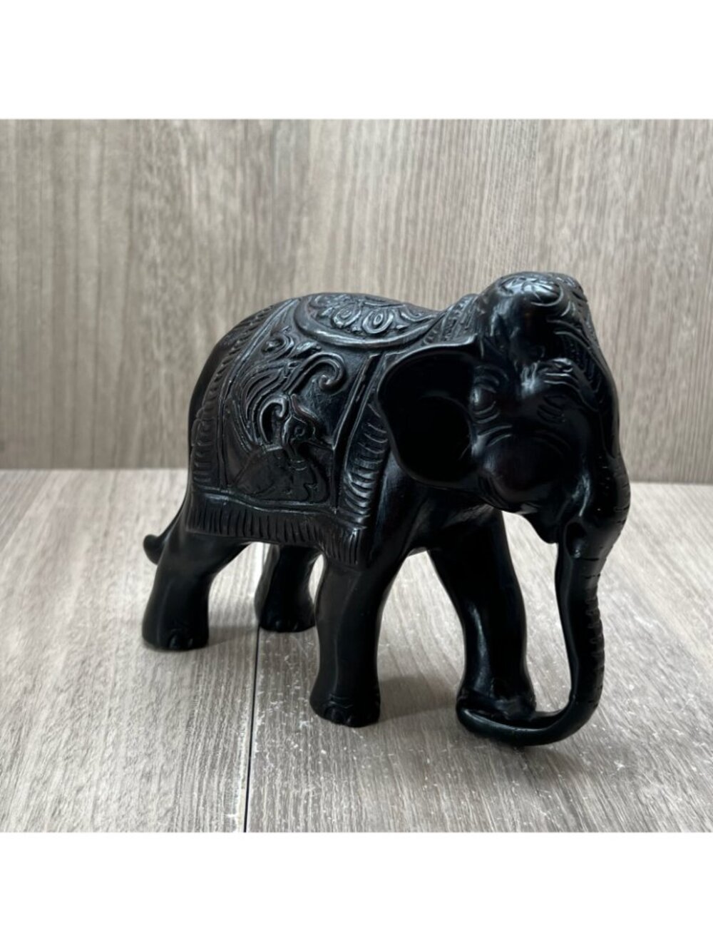 Elephant Figurine Statue Home Decor Lucky Charm Collectible - Picture 2 of 13